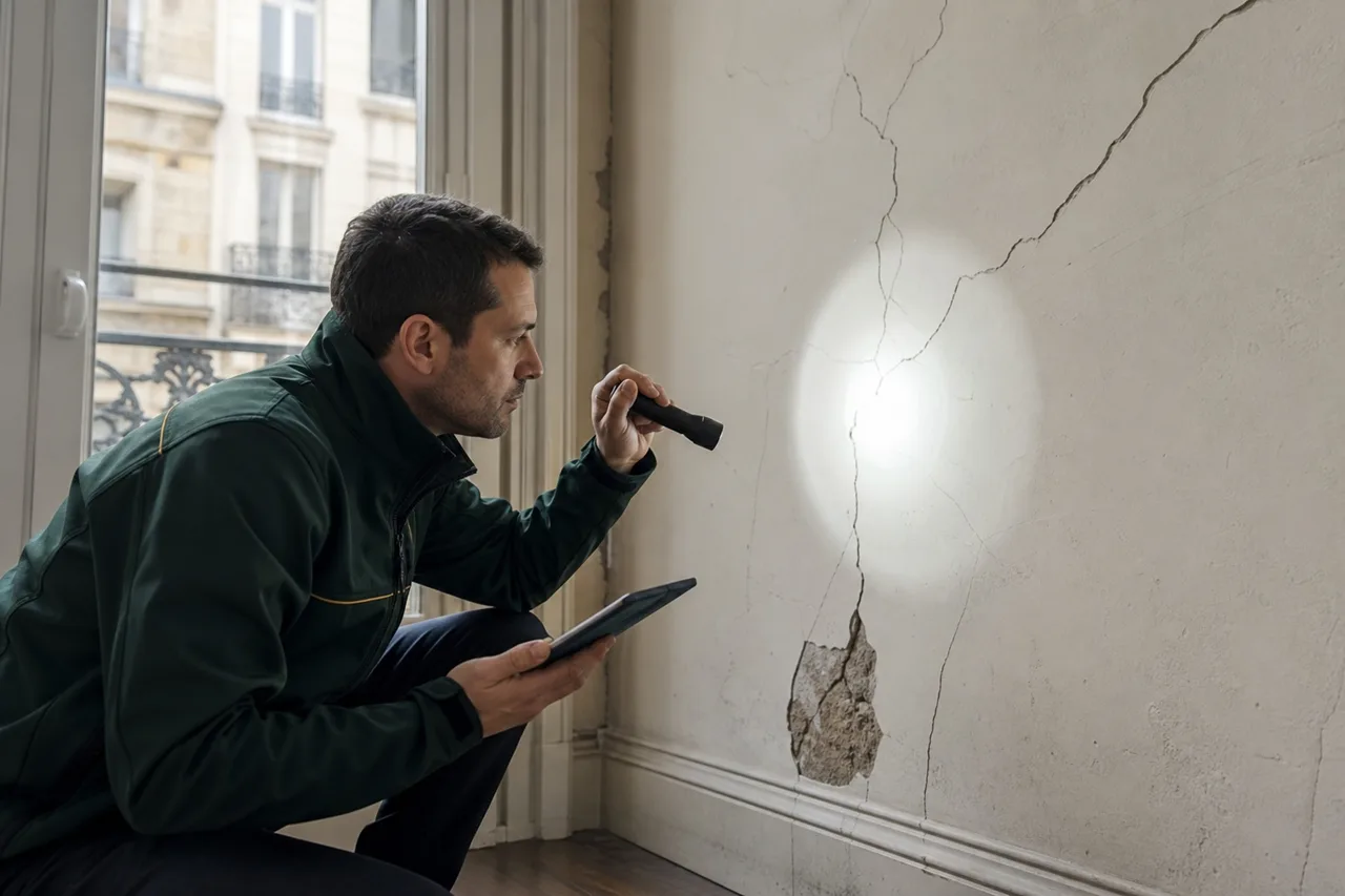 Expert en bâtiment et fissures : que faut-il contrôler ?