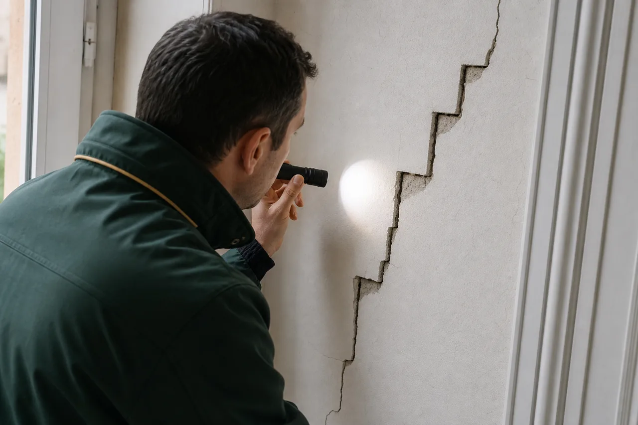 Expert en bâtiment à Antibes et fissures avant achat