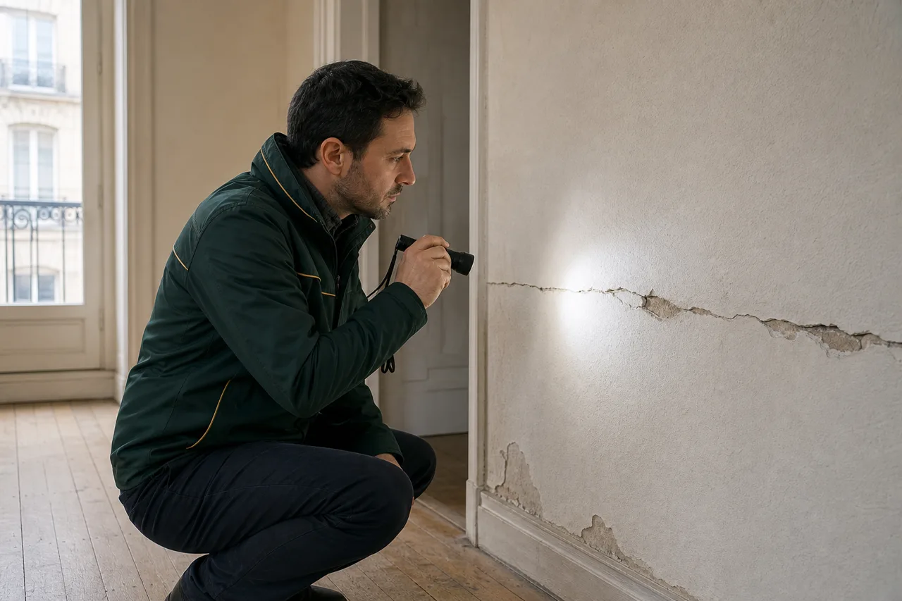 Expert en bâtiment à Forbach et fissures avant achat
