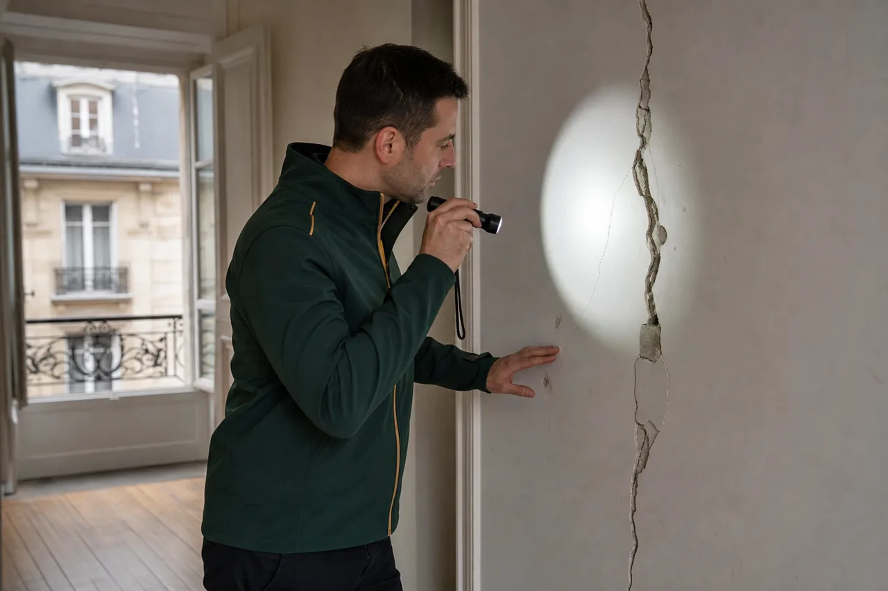 Expert en bâtiment à Nancy et fissures avant achat