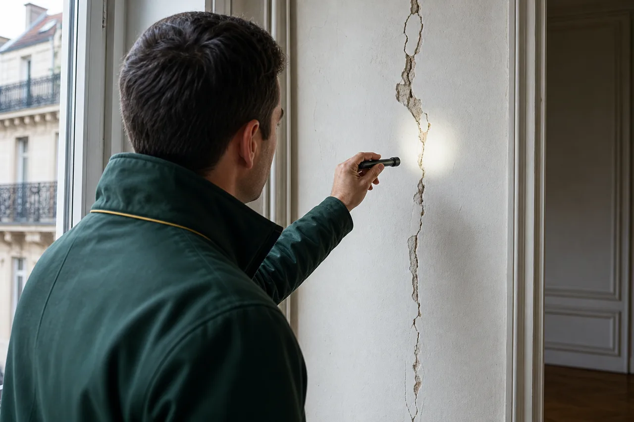 Expert en bâtiment à Arcachon et fissures avant achat