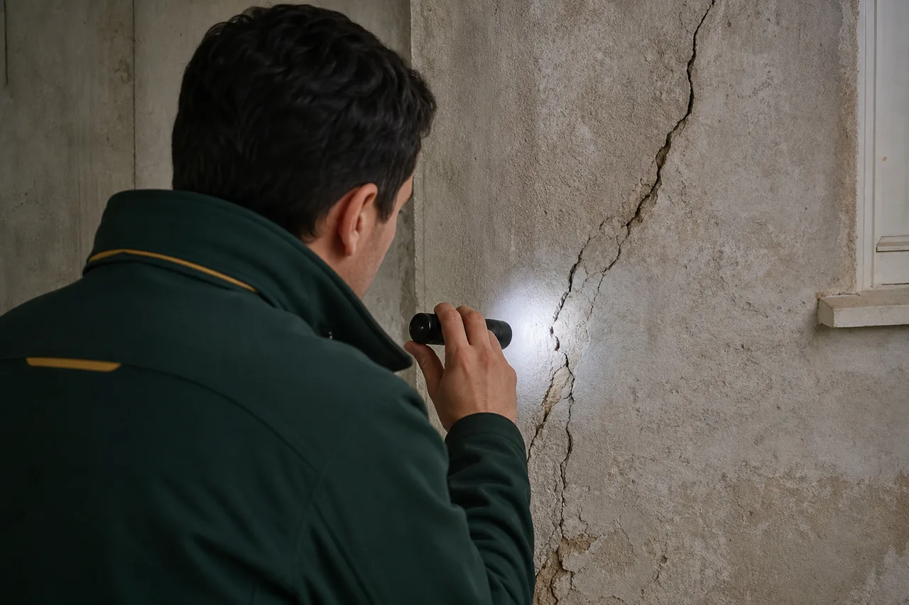 Expert en bâtiment à Anglet et fissures avant achat