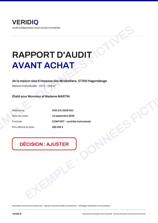 Couverture du rapport d'audit VeridiQ